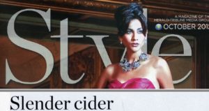 Style magazine features slender cider