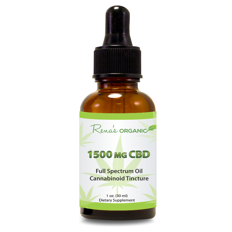 1500 mg. CBD tincture