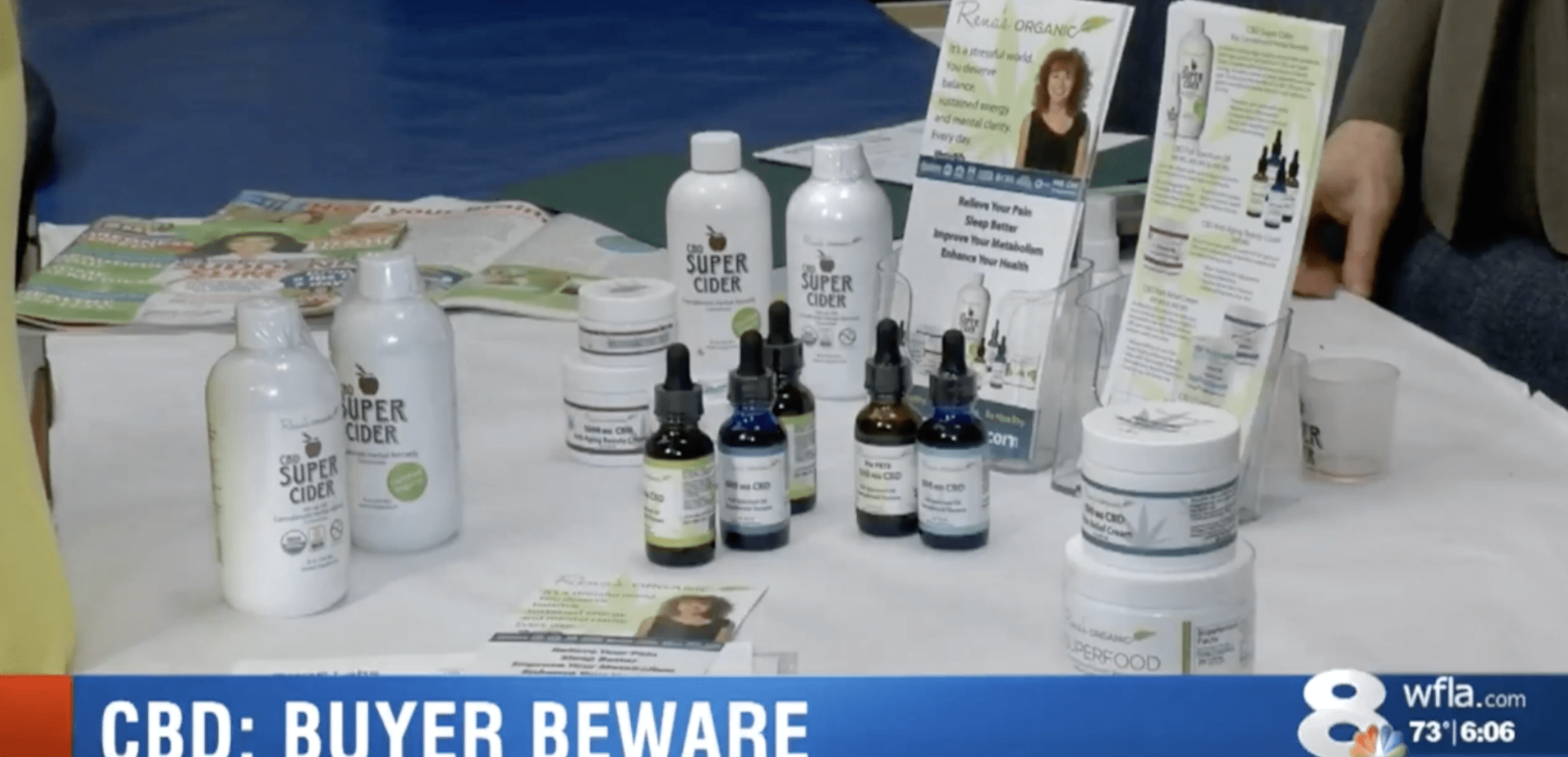 NBC-TV Features Rena’s Organic as a Trusted CBD Brand
