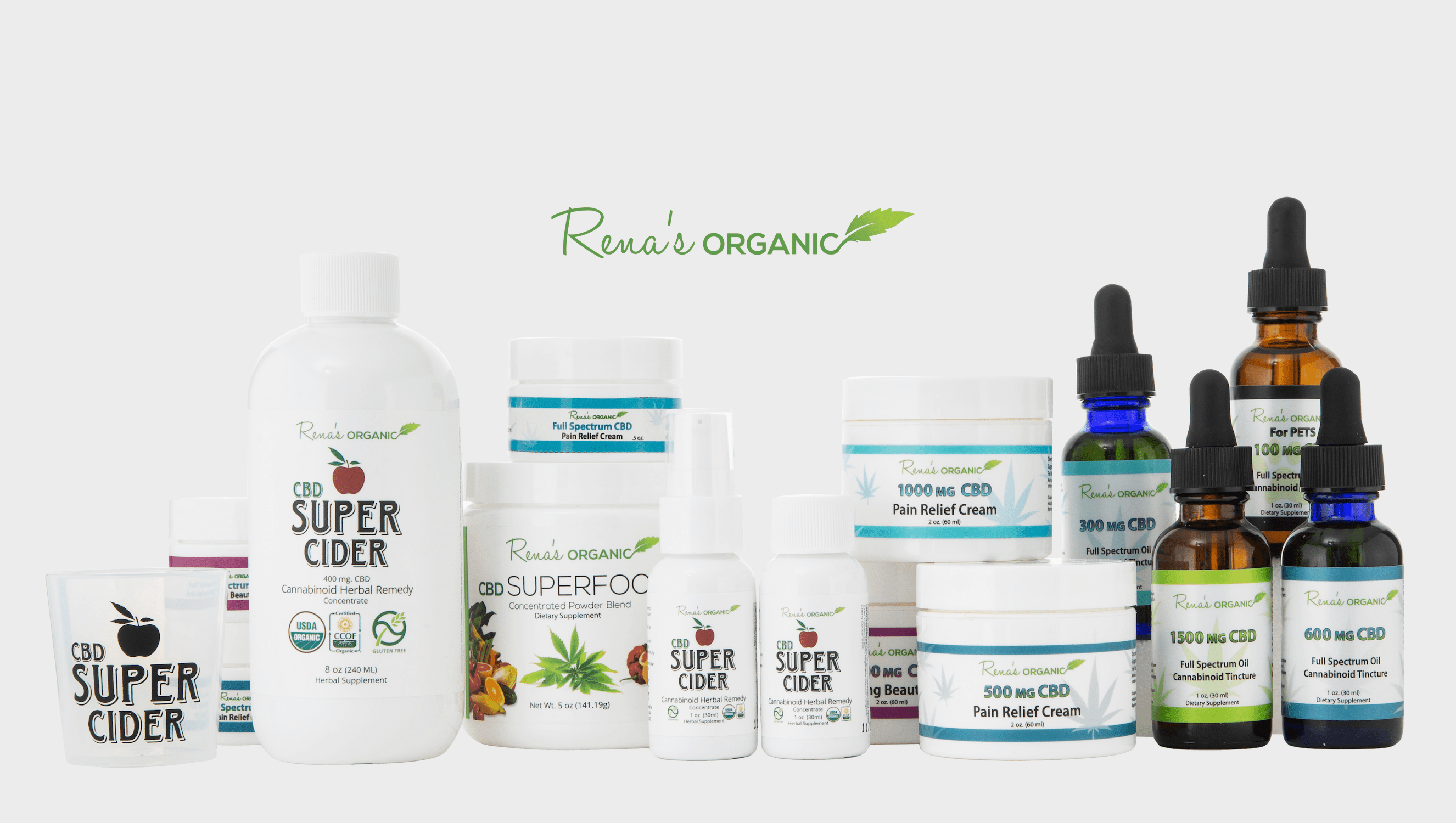 Rena's Organic CBD products