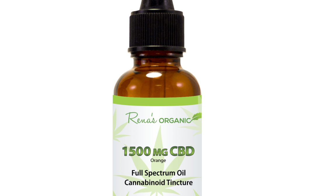 1500 mg. CBD tincture orange in MCT Oil – Full Spectrum